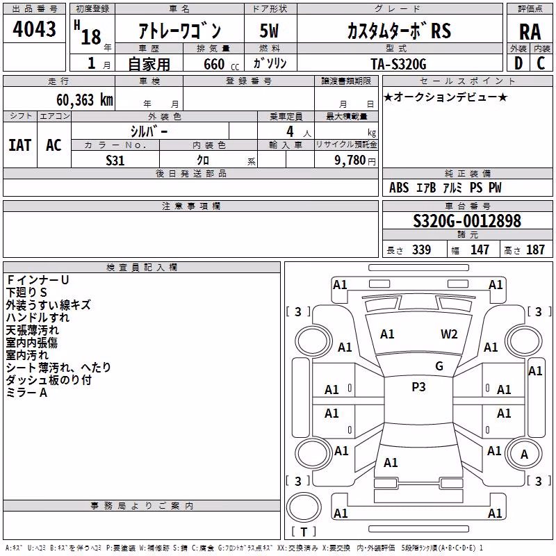 DAIHATSU ATRAI