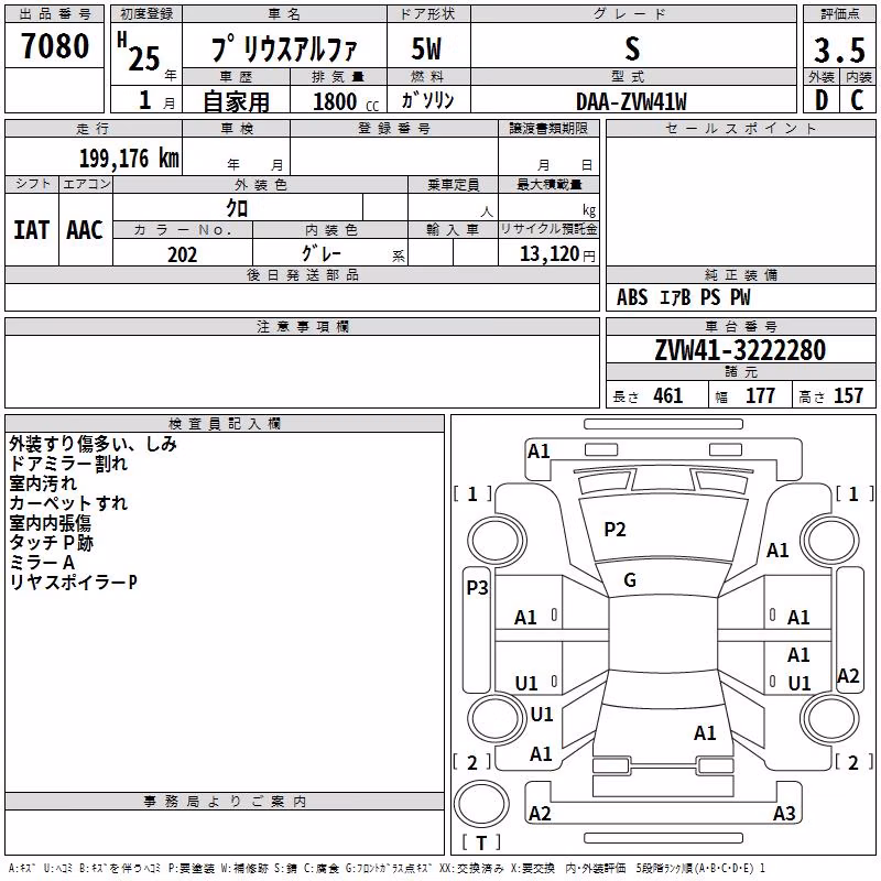 TOYOTA PRIUS ALPHA