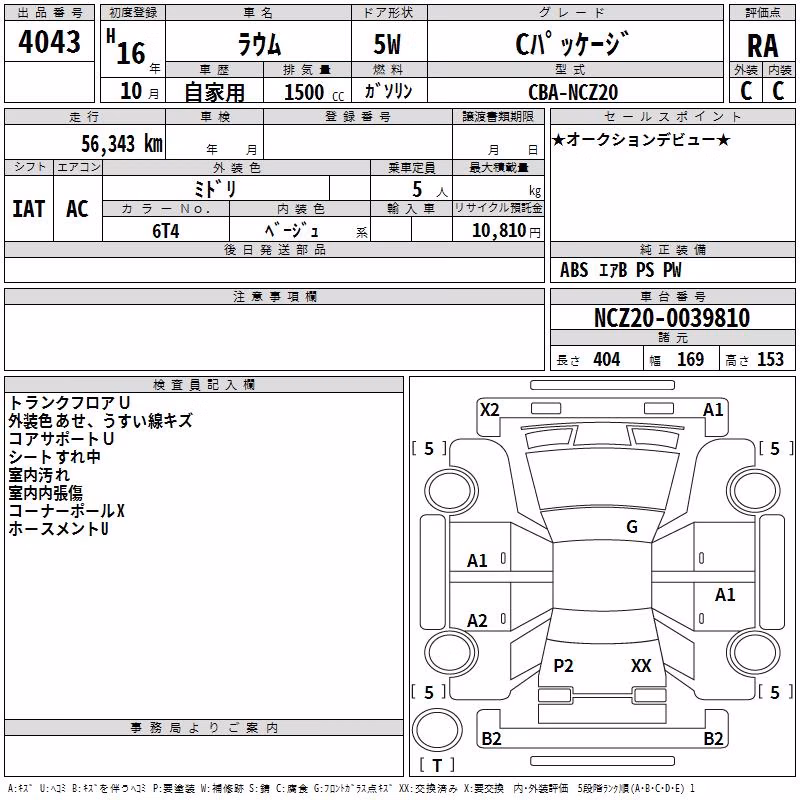 TOYOTA RAUM