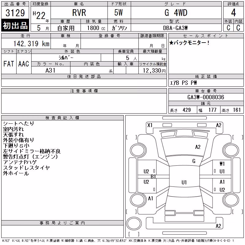 MITSUBISHI RVR
