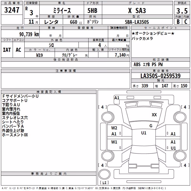 DAIHATSU MIRA E:S
