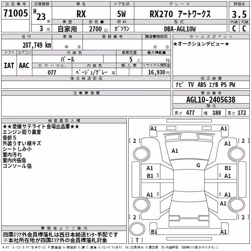 LEXUS RX270