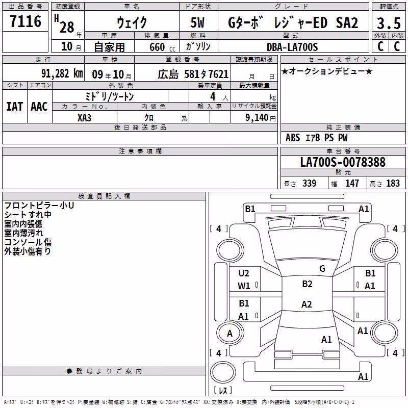 DAIHATSU WAKE