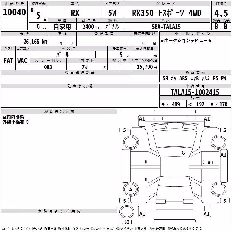 LEXUS RX350