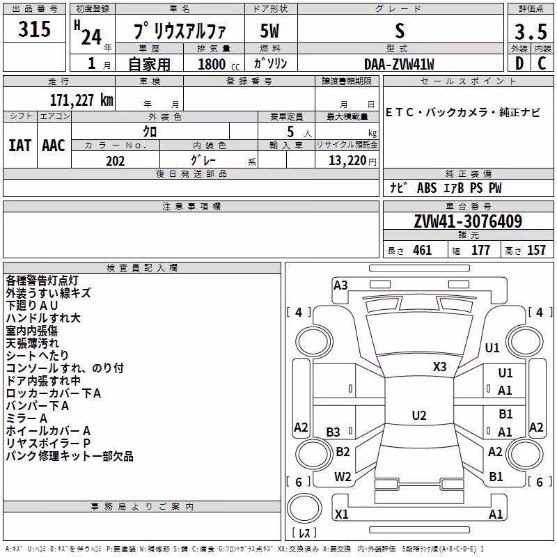 TOYOTA PRIUS ALPHA
