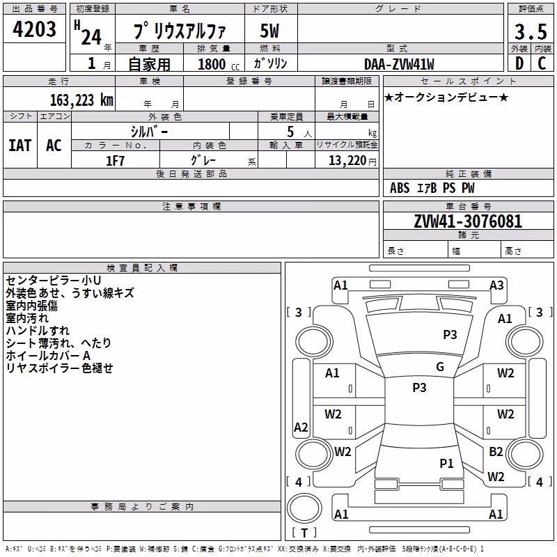 TOYOTA PRIUS ALPHA