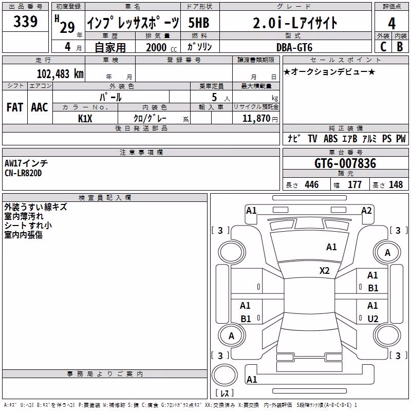 SUBARU IMPREZA