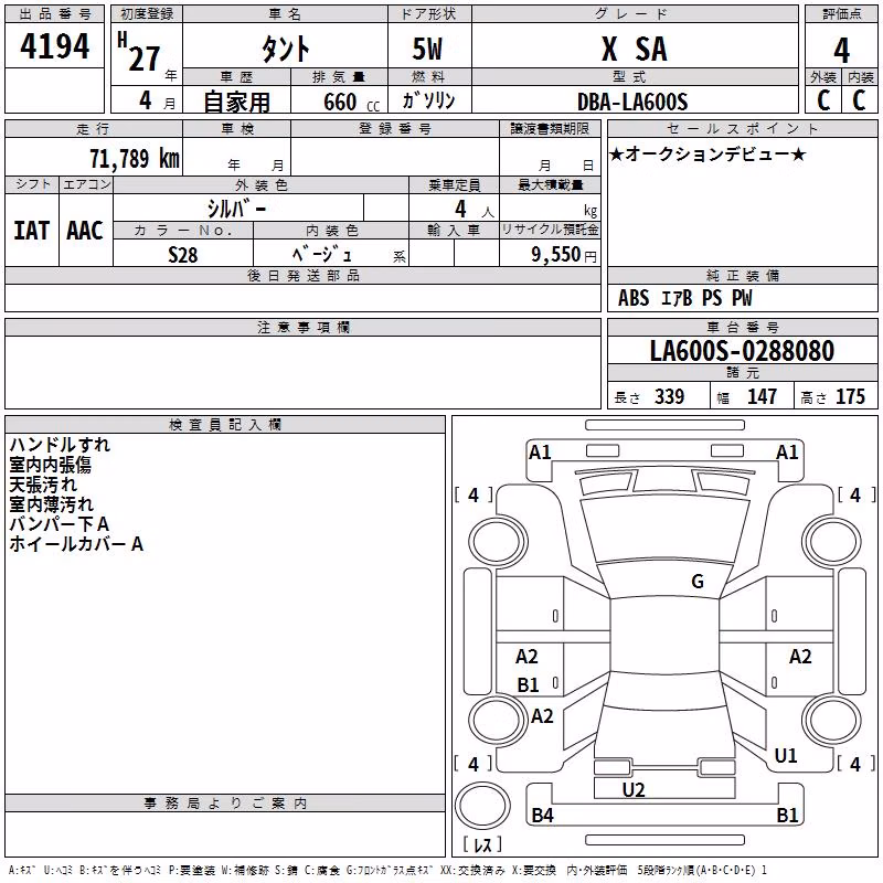 DAIHATSU TANTO