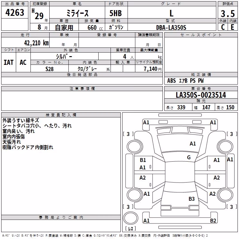DAIHATSU MIRA E:S