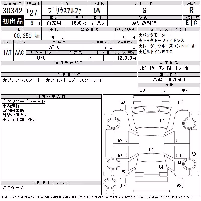 TOYOTA PRIUS ALPHA