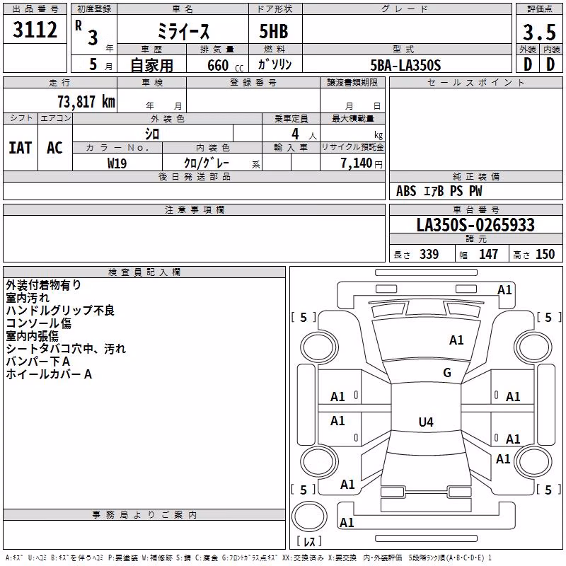 DAIHATSU MIRA E:S