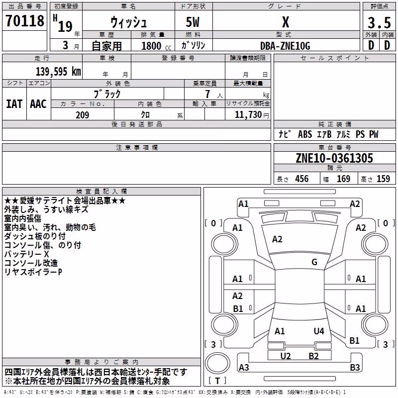 TOYOTA WISH