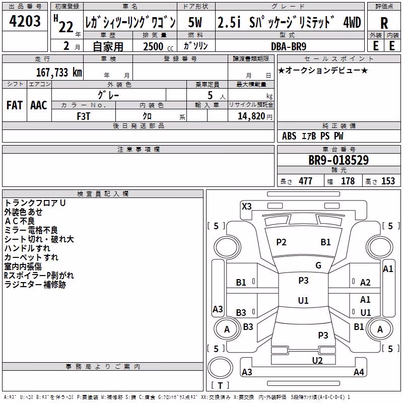 SUBARU LEGACY