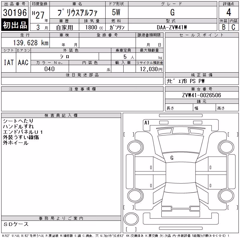 TOYOTA PRIUS ALPHA