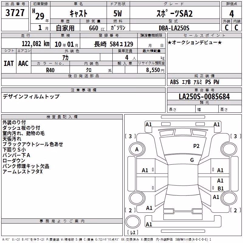 DAIHATSU CAST