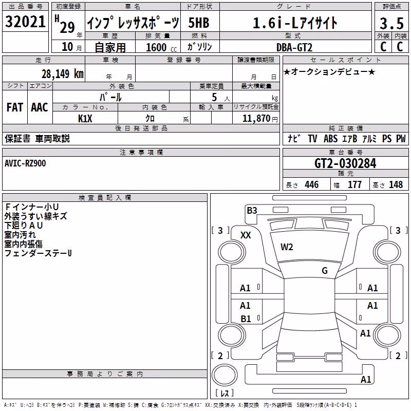 SUBARU IMPREZA