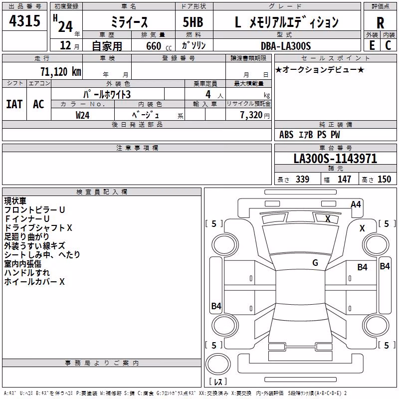 DAIHATSU MIRA E:S