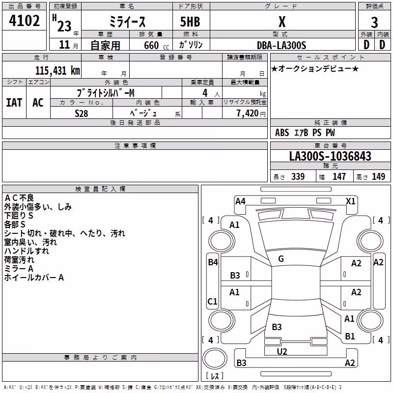 DAIHATSU MIRA E:S