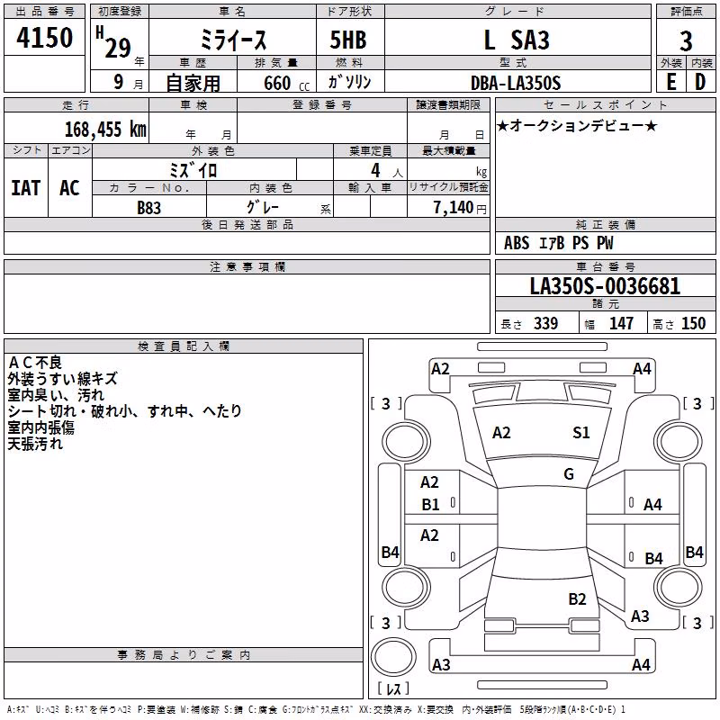 DAIHATSU MIRA E:S
