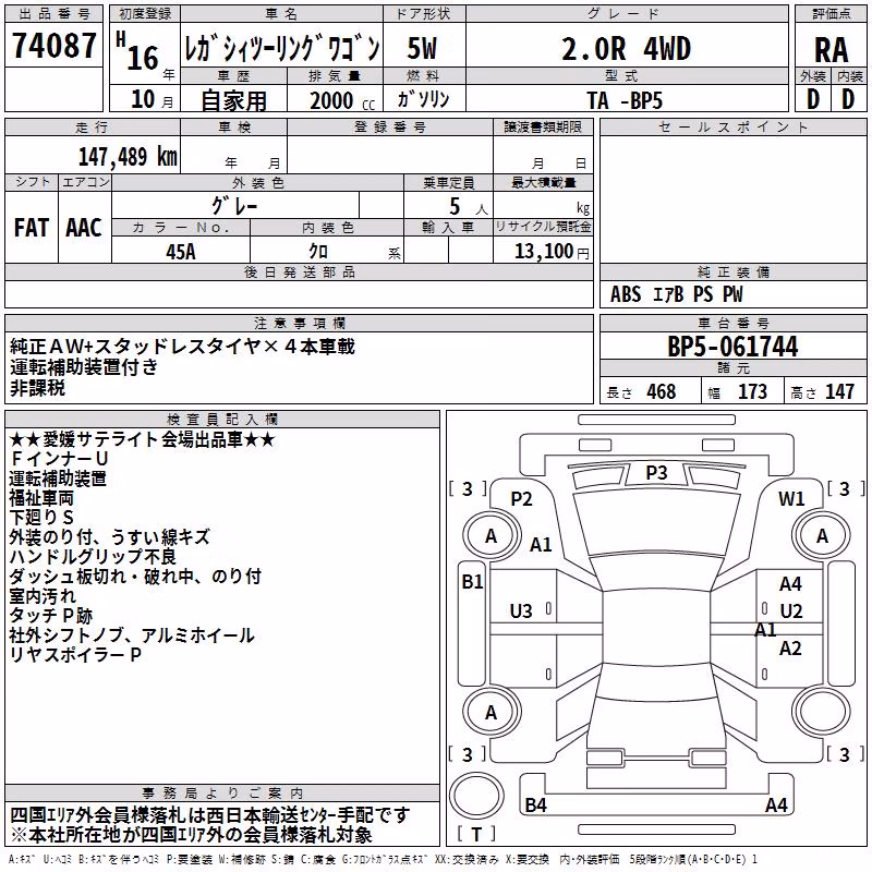 SUBARU LEGACY