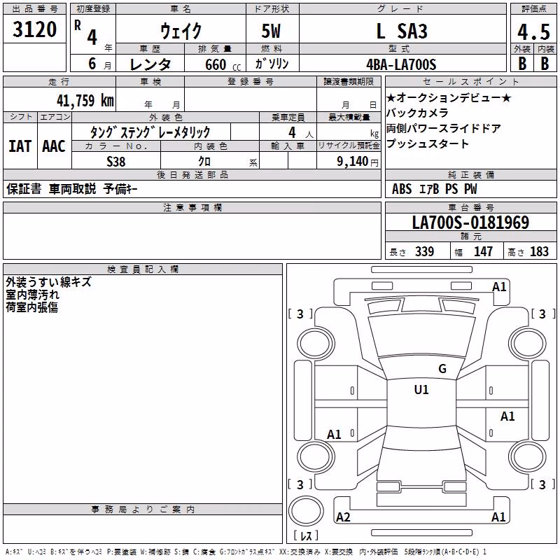 DAIHATSU WAKE