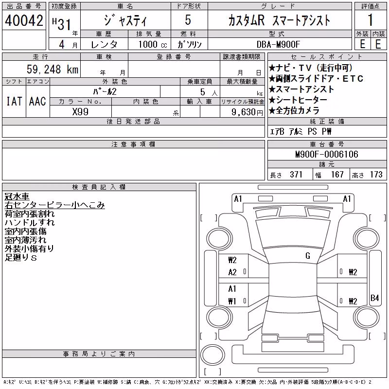 SUBARU JUSTY