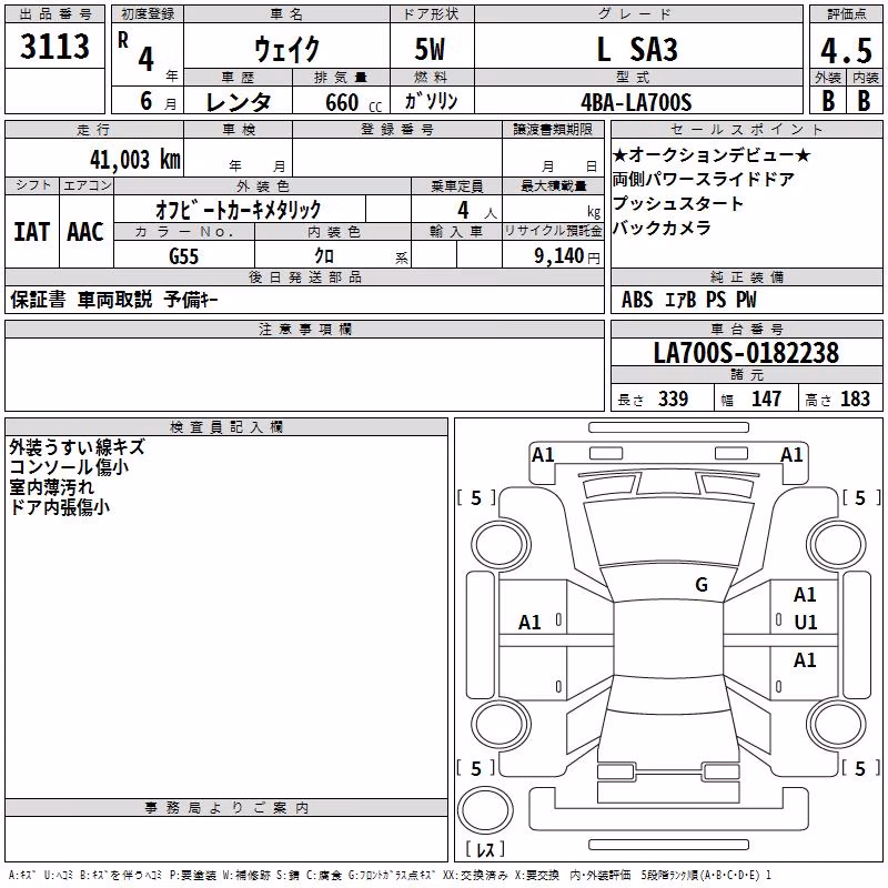 DAIHATSU WAKE