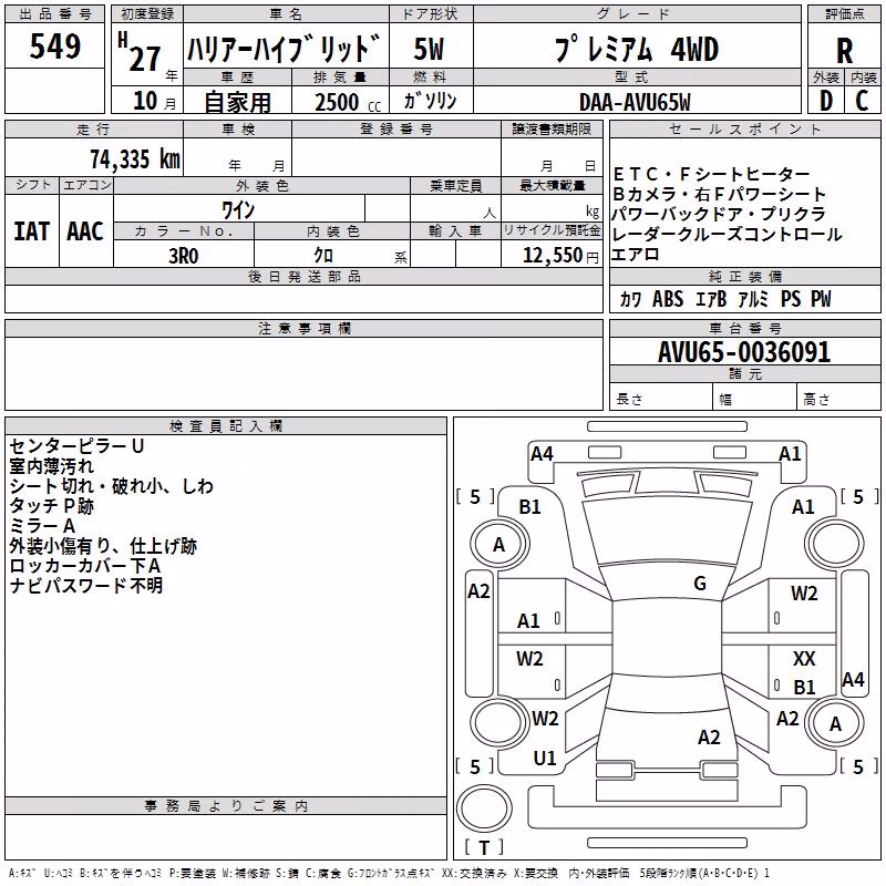 TOYOTA HARRIER