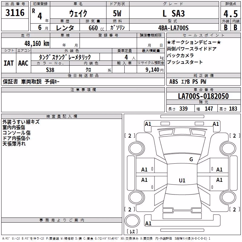 DAIHATSU WAKE