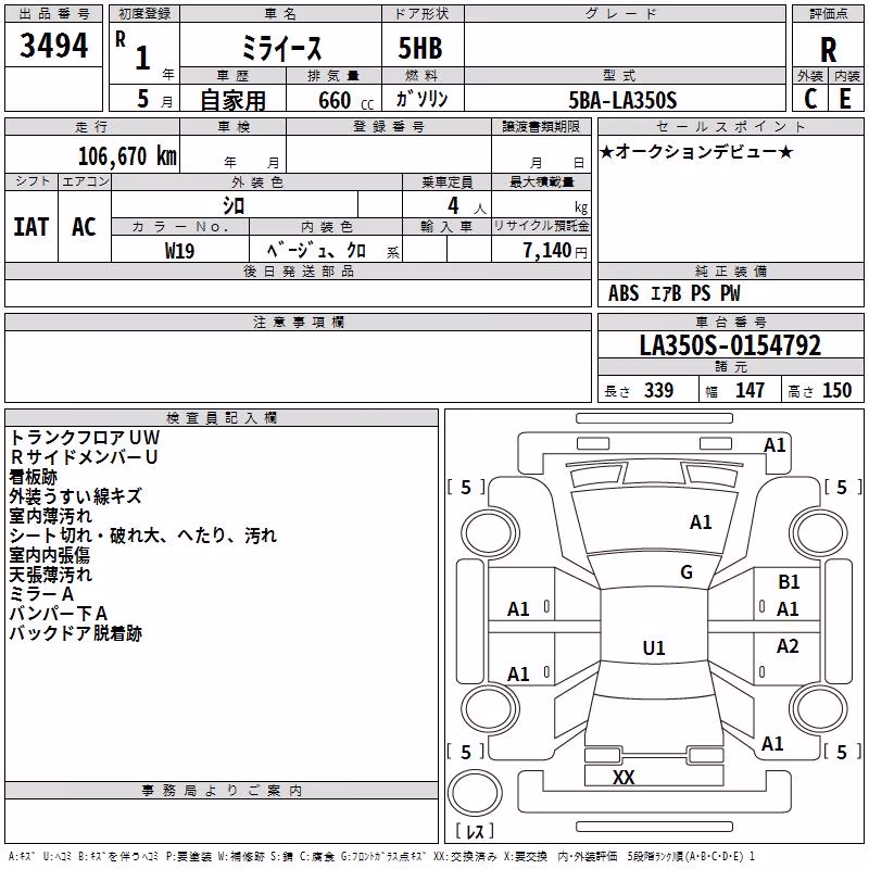 DAIHATSU MIRA E:S