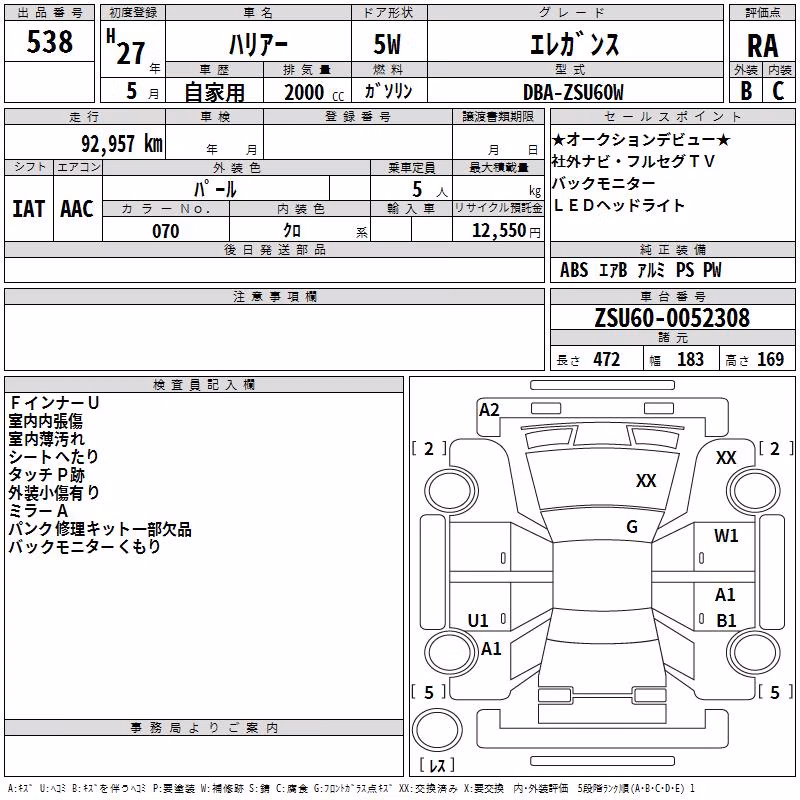 TOYOTA HARRIER