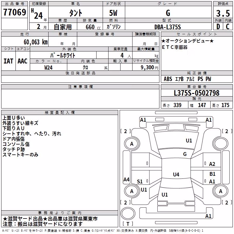 DAIHATSU TANTO