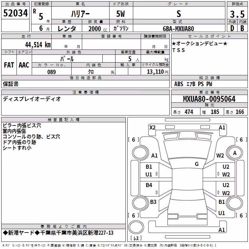TOYOTA HARRIER