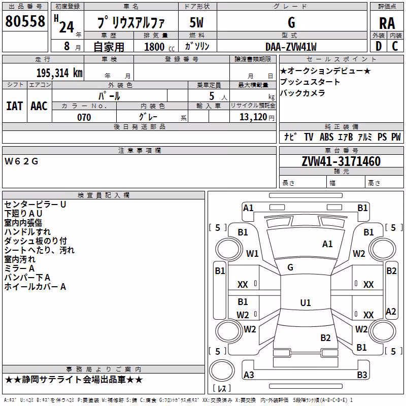 TOYOTA PRIUS ALPHA