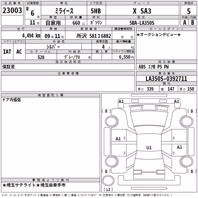 DAIHATSU MIRA E:S