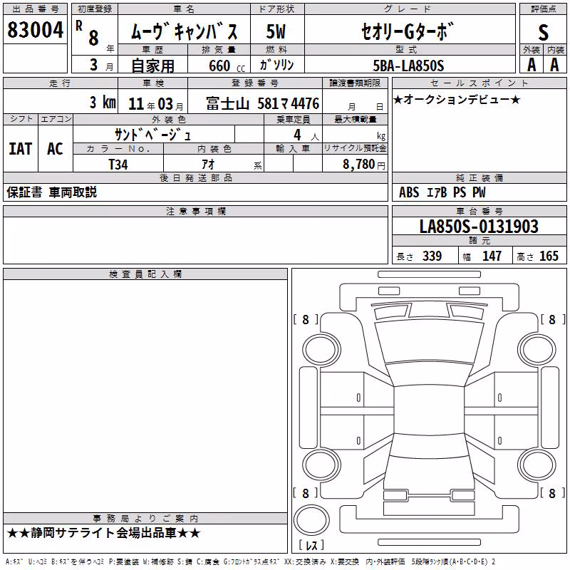 DAIHATSU MOVE CANBUS
