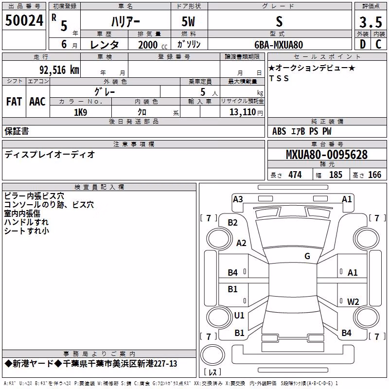 TOYOTA HARRIER