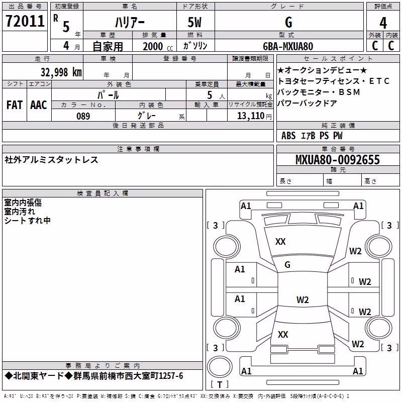 TOYOTA HARRIER