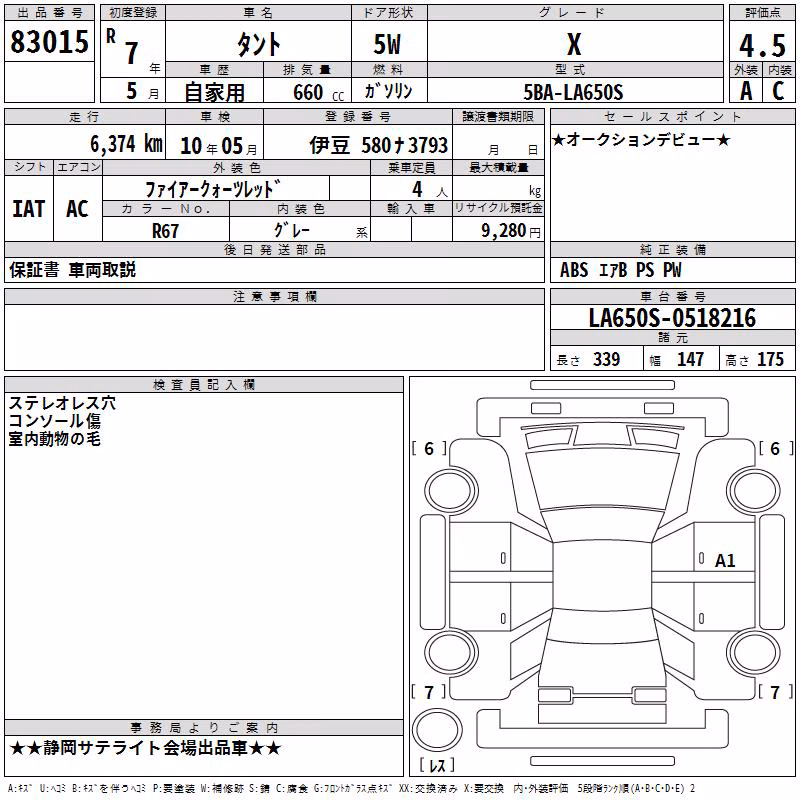 DAIHATSU TANTO