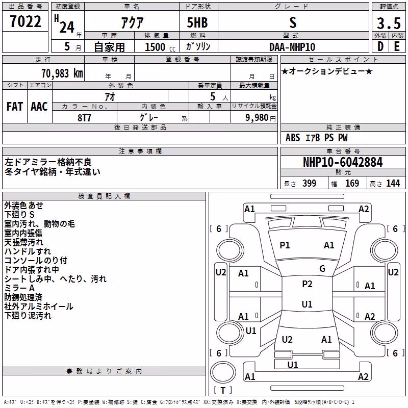 TOYOTA AQUA
