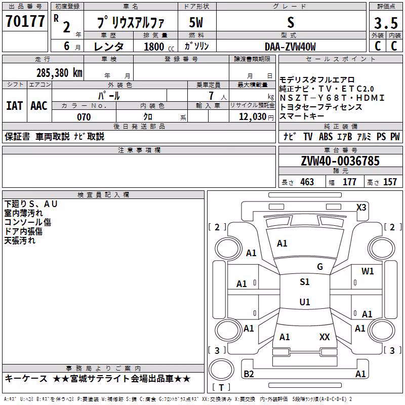TOYOTA PRIUS ALPHA