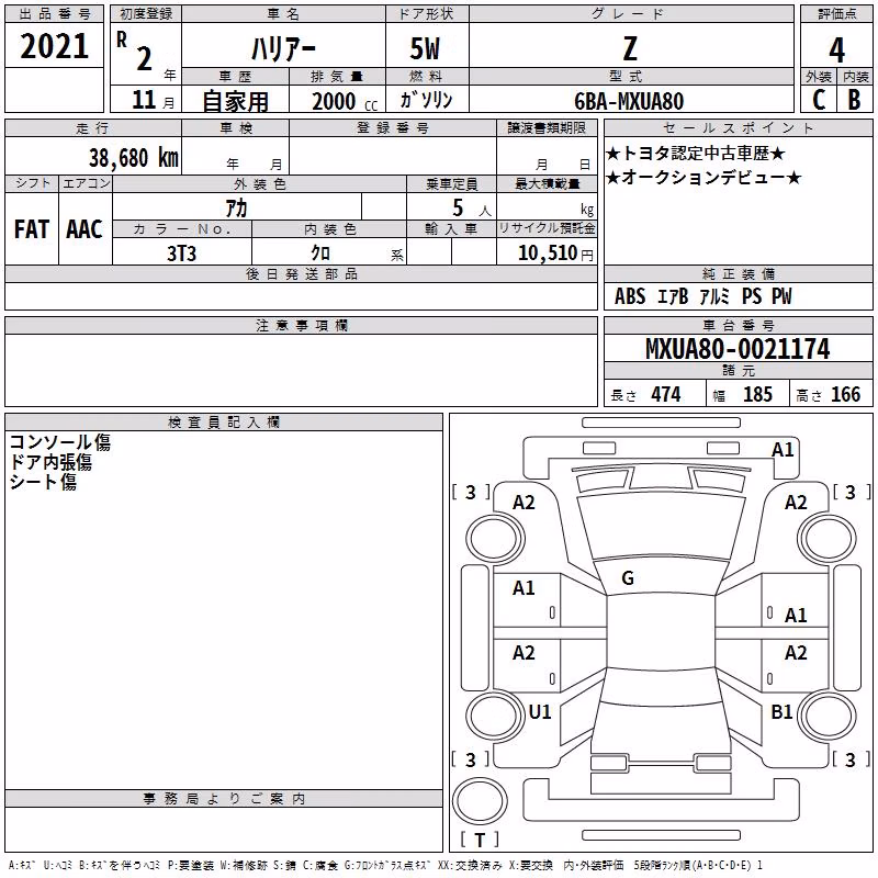 TOYOTA HARRIER