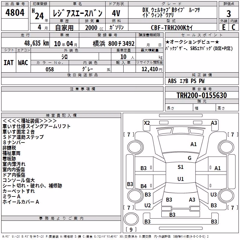 TOYOTA REGIUS ACE