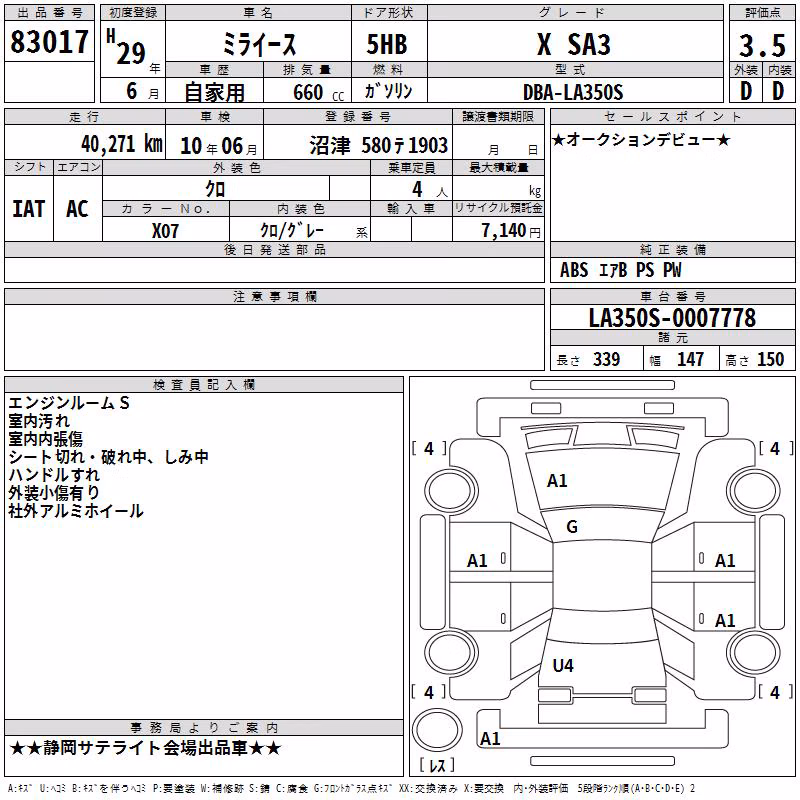 DAIHATSU MIRA E:S