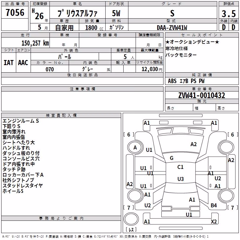 TOYOTA PRIUS ALPHA