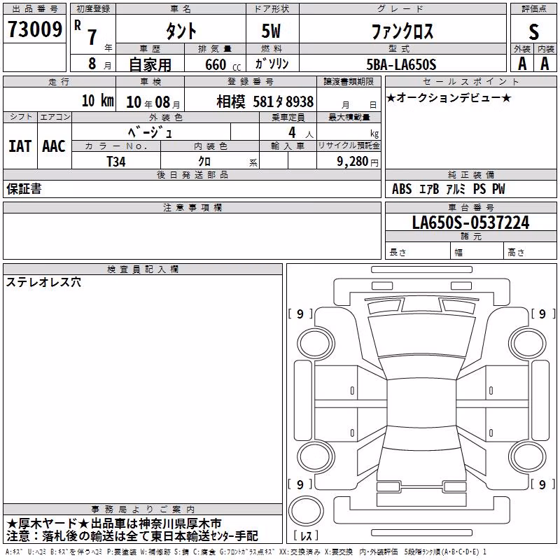 DAIHATSU TANTO