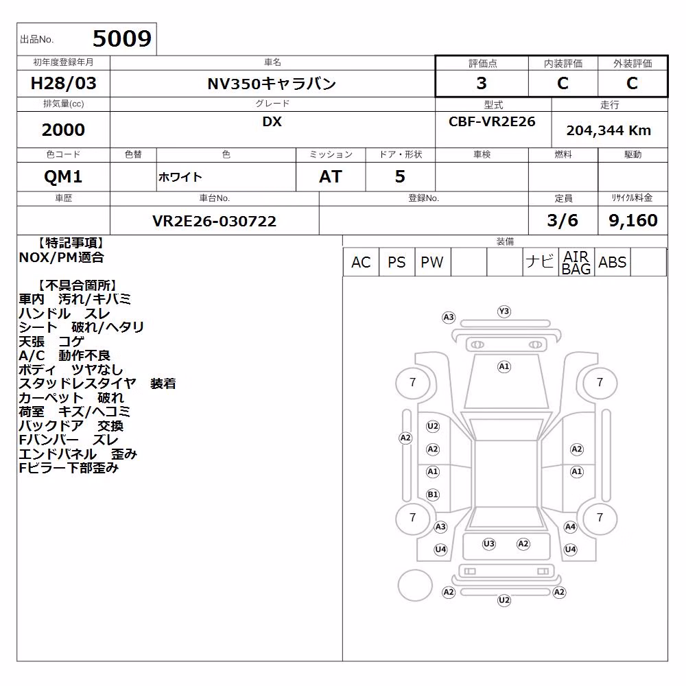 NISSAN NV350 CARAVAN