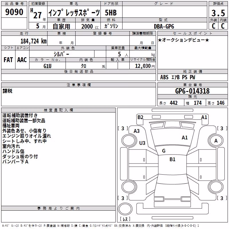 SUBARU IMPREZA