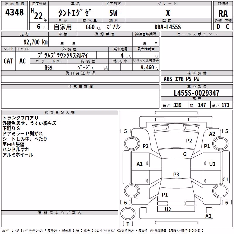 DAIHATSU TANTO EXE