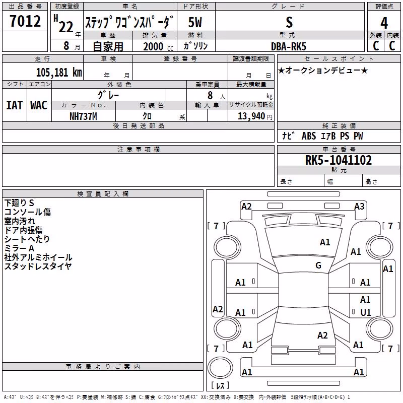 HONDA STEPWGN